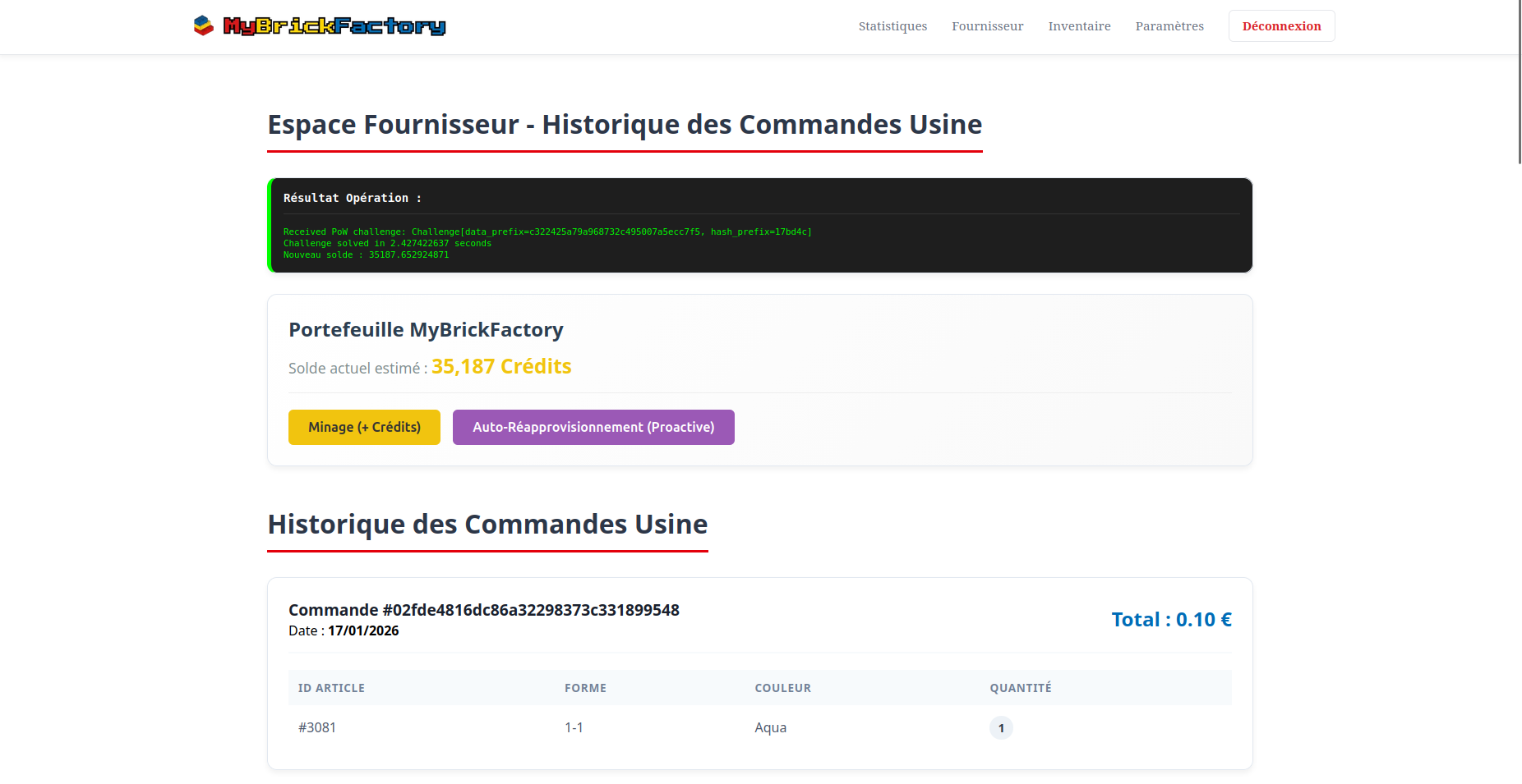 Fournisseur